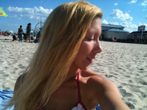 me at beach